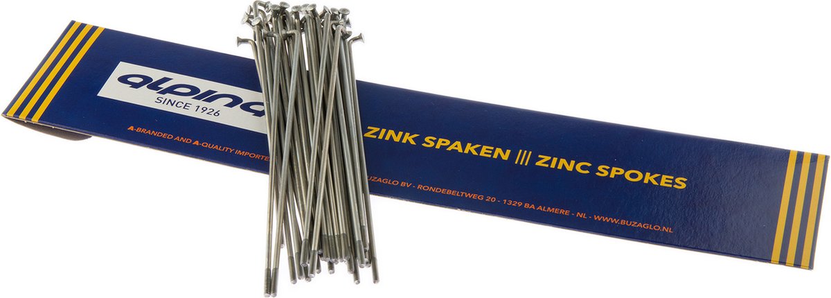 Alpina Spaken 13G (2,34mm) 274mm Zink (P36) Fiets kopen online